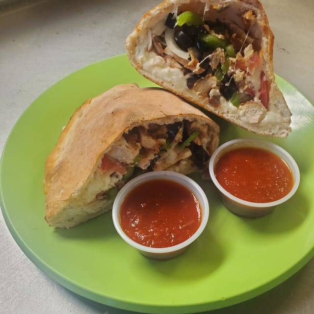 Veggie Calzone.