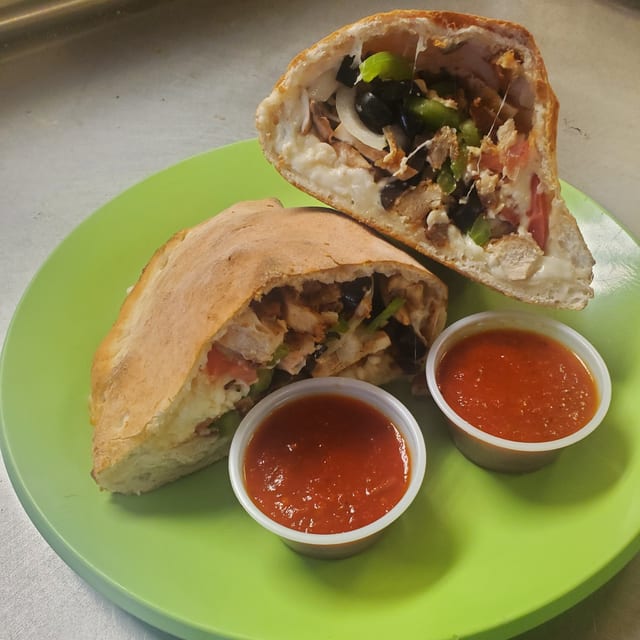 Veggie Calzone.